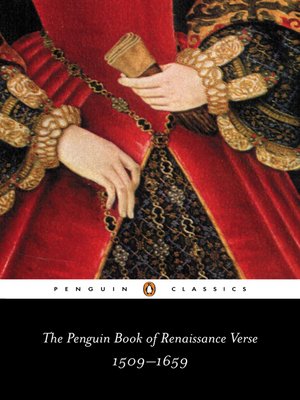 cover image of The Penguin Book of Renaissance Verse